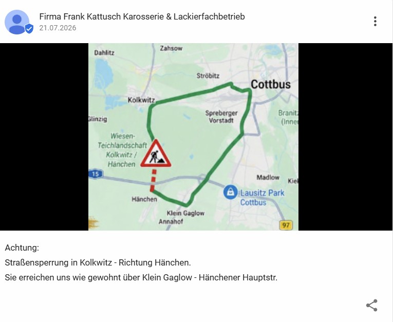 Baustellenumfahrung